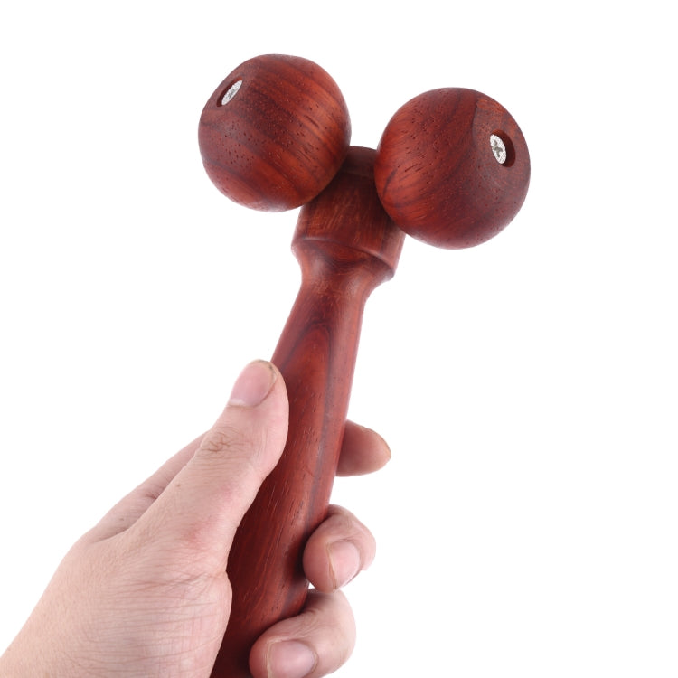Wenge Solid Wood Manual Roller Massager