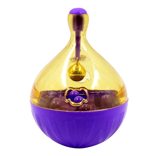 Pets Tumbler Leakage Food Ball Dog Training Exercise Fun Bowl Toys, Size: 14*9.5cm