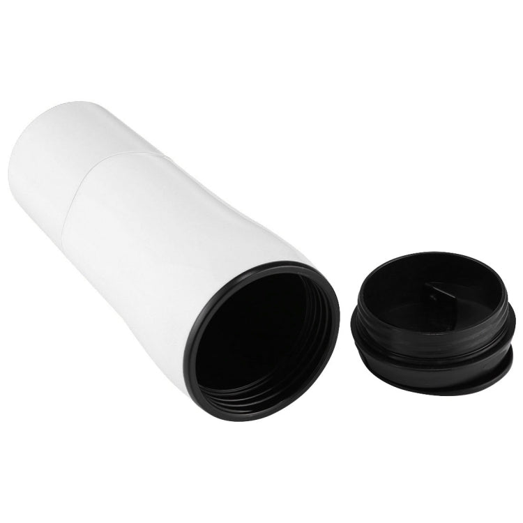 Portable Mighty Mug Solo Travel Coffee Herbal Ice Tea Fizzy Drink Mug Water Bottle Cup, Capacity: 550ml(White)