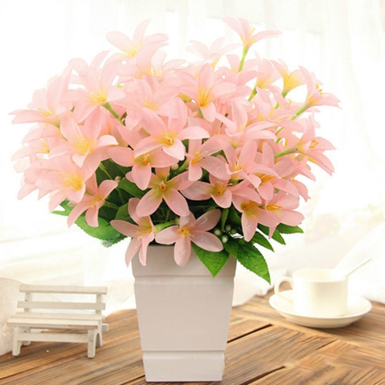 5 PCS Artificial Flower Home Decoration Wreath Fake Flowers, Random Color Delivery
