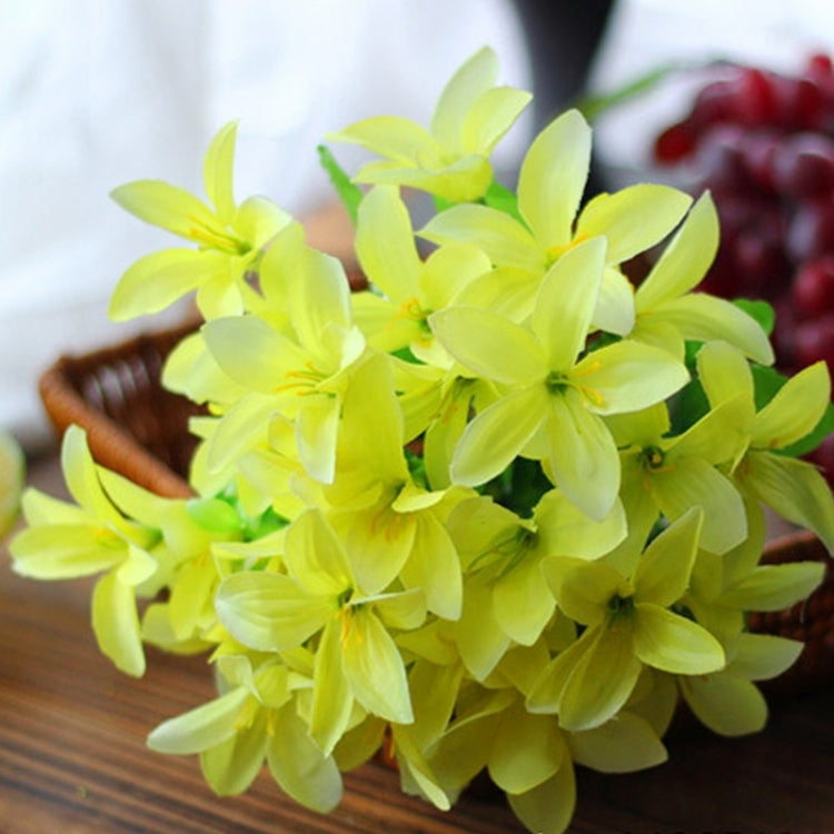 5 PCS Artificial Flower Home Decoration Wreath Fake Flowers, Random Color Delivery