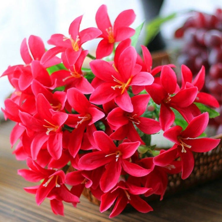 5 PCS Artificial Flower Home Decoration Wreath Fake Flowers, Random Color Delivery