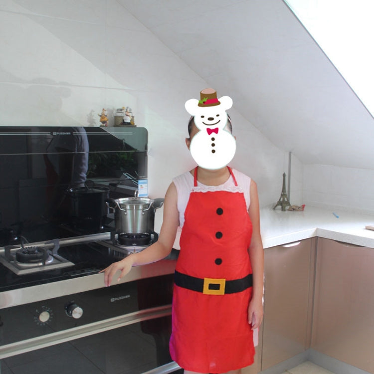 Christmas Aprons Xmas Family Decoration Supplies for Child, Size: 67*40cm