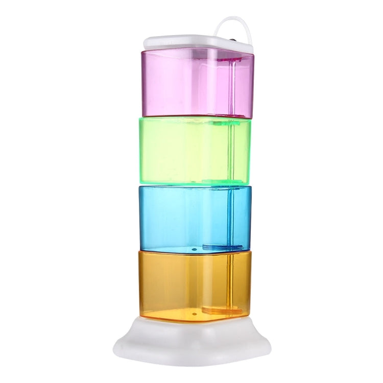 3 PCS Kitchen Multipurpose Po Originality Rotate Four Cylinder Seasoning Box Random Color Delivery