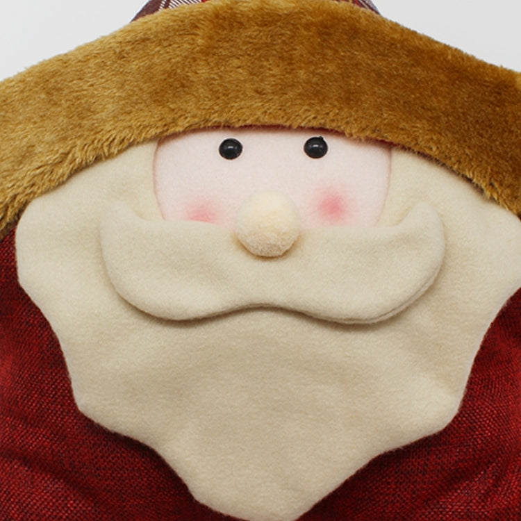 Christmas Festival Star Shaped Santa Claus Pattern Car Sofa Pillow