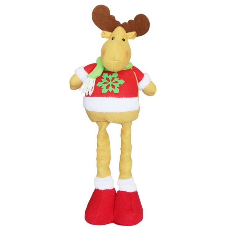 Christmas Festival Decoration Elk Extendable Doll, Extended Size: 51*12.5cm