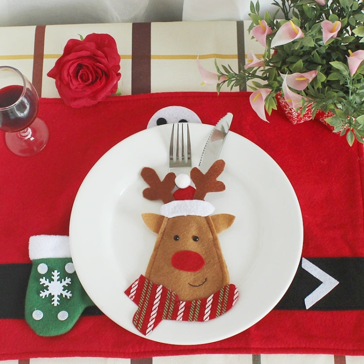 3 in 1 Christmas Decoration Cartoon Style Cutlery Holders