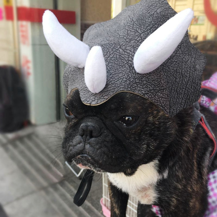 PET CAPTAIN XKL1801 Pet Triceratops Caps Outdoor Hat
