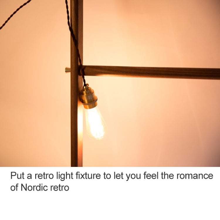 Solid Wood Creative Landing Ladder Clothes Hat Rack,Size: 170x45x52cm, Beech