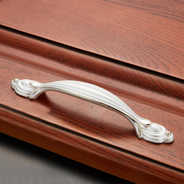 3 PCS 6606-128 Gold + Silver Drawer Cabinet Door Single Hole Handle