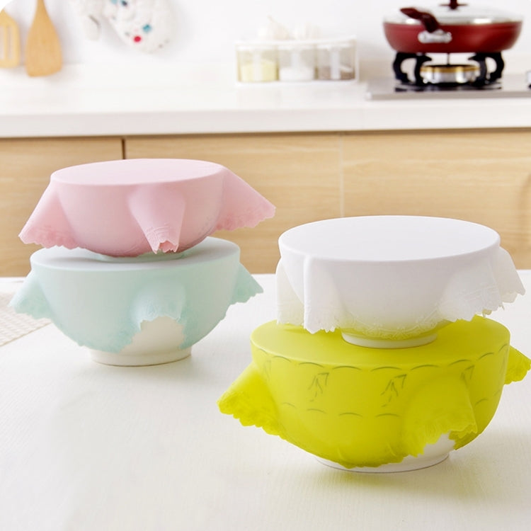 4 PCS Food Grade Silicone Protection Fresh Cover, Random Color Delivery