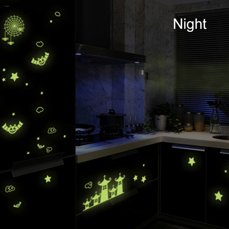 Luminous Wall Stickers Halloween Wall Stickers Bedroom Living Room Decorative Wall Stickers