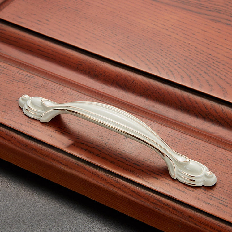 5 PCS 6606-128 Lvory White Drawer Cabinet Door Single Hole Handle