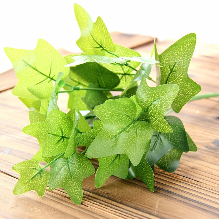 2 PCS Artificial Plants For Plastic Flowers Household Store Supplies Decoration Japanese Creeper Leaf