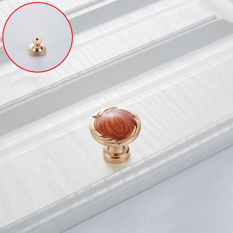 5 PCS 6510-Single Red Amber Drawer Cabinet Door Single Grain Single Processor Handle