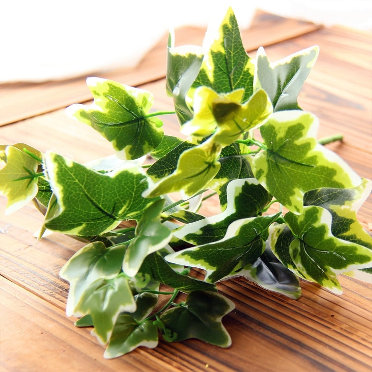 2 PCS Artificial Plants For Plastic Flowers Household Store Supplies Decoration Sweet potato Leaf