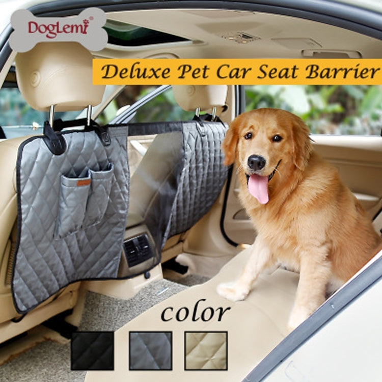 Deluxe Travel Pet Dog Car Seat Fence Safety Barrier Pet Fence Rear Row Seat Safety Isolation Net Protection, Size: 124 x 46 x 31cm