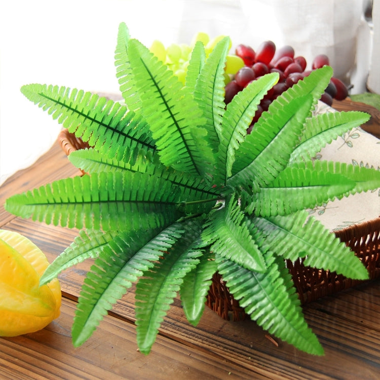 2 PCS Artificial Plants For Plastic Flowers Household Store Supplies Decoration Persia Leaf