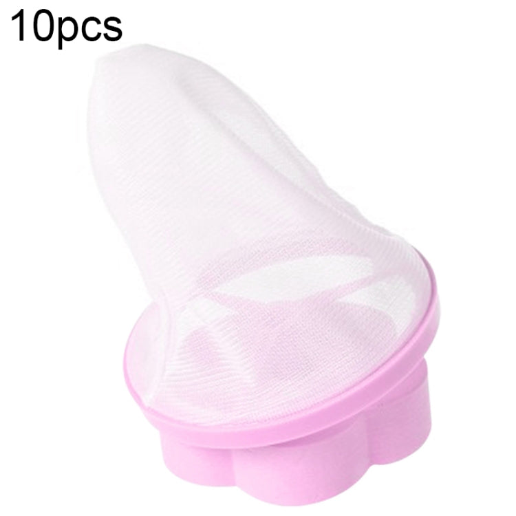 5 PCS Plum-shaped Washing Machine Hair Removal Mesh Filter Bag Floating Style Washing Machine  Filtration Bag, Random Color Delivery