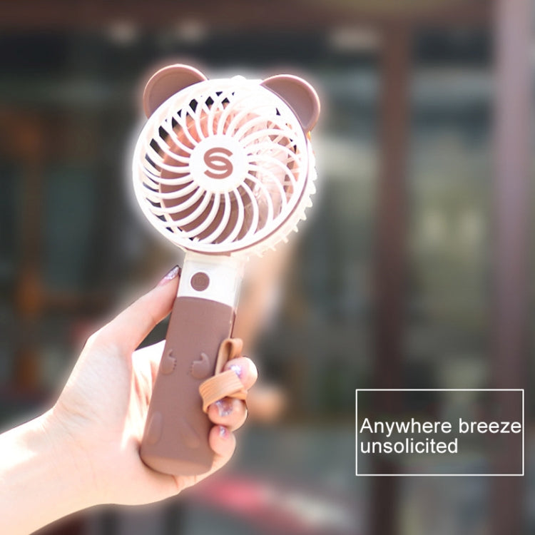 Portable Lovely Style Mini USB Charging Handheld Small Fan with Selfie Stick
