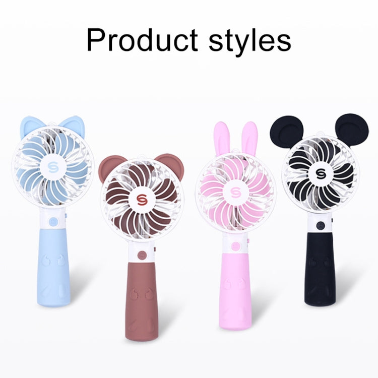 Portable Lovely Style Mini USB Charging Handheld Small Fan with Selfie Stick
