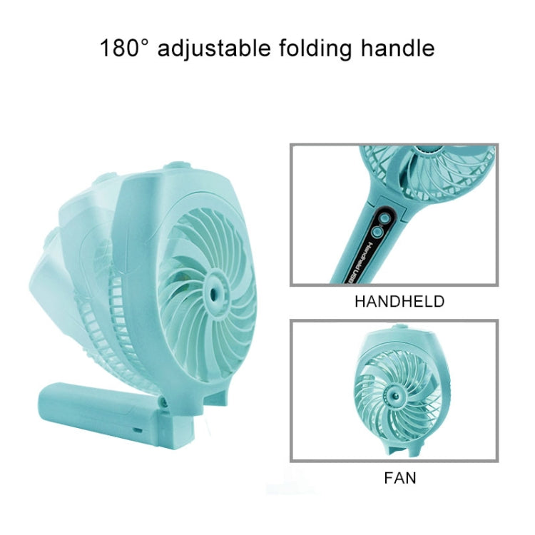 Portable Mini USB Charging Water Spray Foldable Handheld Small Fan