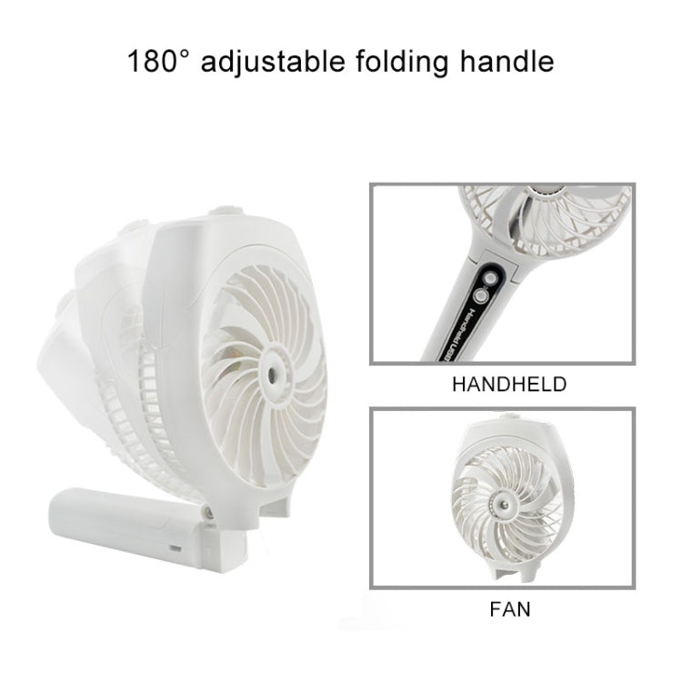 Portable Mini USB Charging Water Spray Foldable Handheld Small Fan