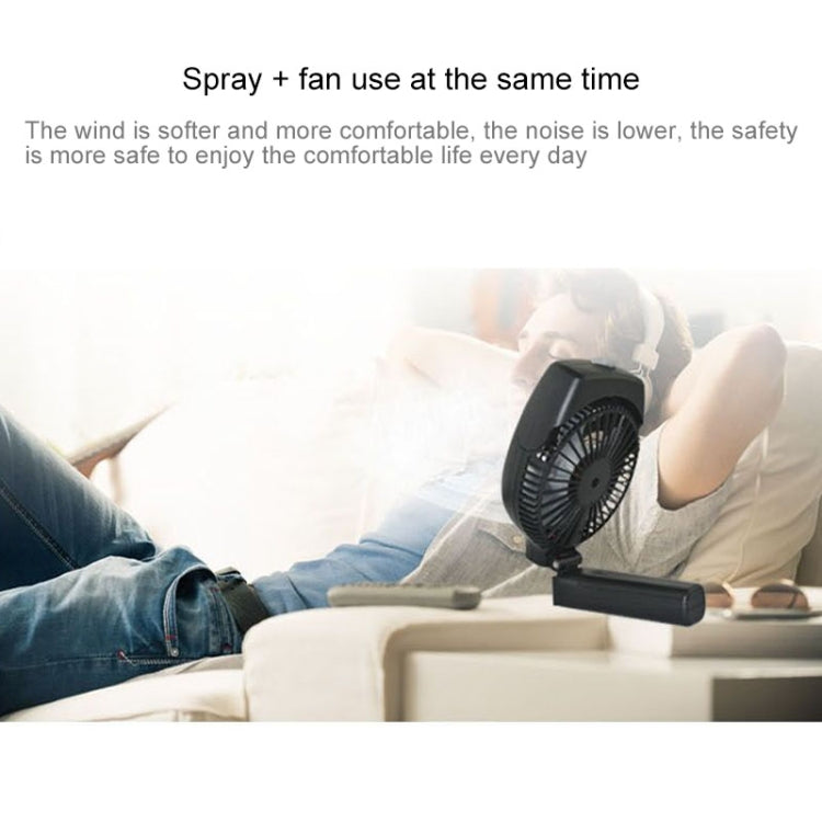 Portable Mini USB Charging Water Spray Foldable Handheld Small Fan