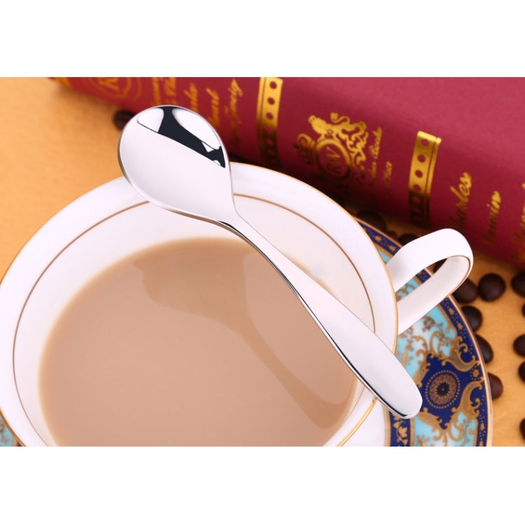 2 PCS Classic Fashion SUS 304 Stainless Steel Earl Coffee Spoon Stir Tableware, Size: 11.5 x 2.5cm