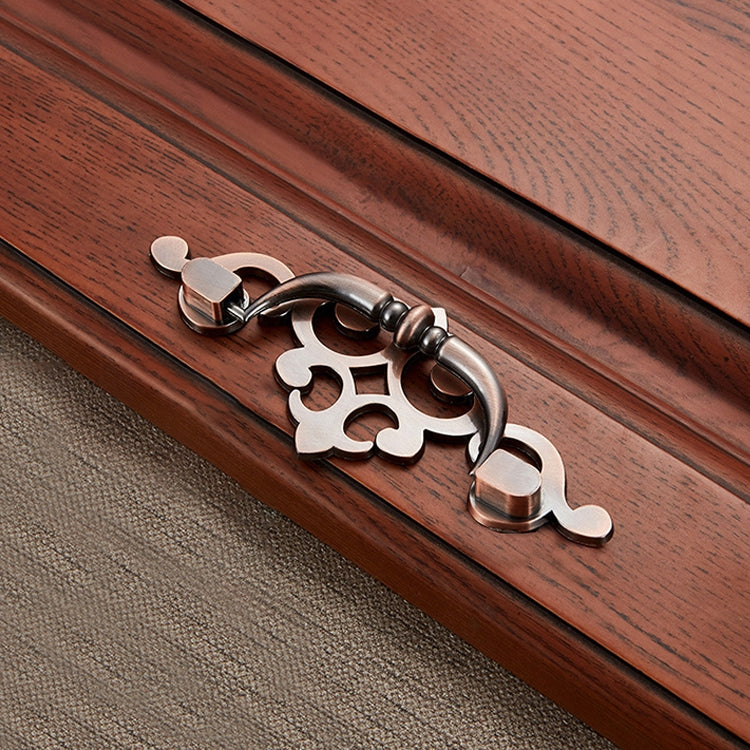 3 PCS 6057-96 Red Ancient Drawer Cabinet Door Bronze European Style Handle