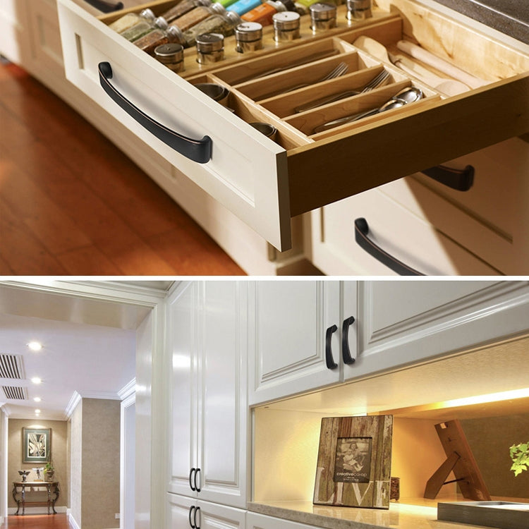 3 PCS 6616-96 Black Red Ancient ORB American Style Drawer Cabinet Door Handle