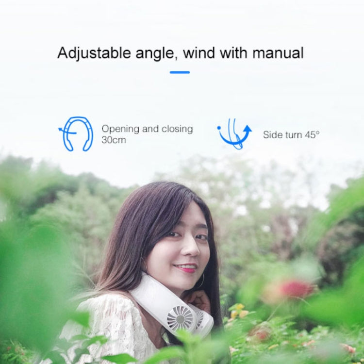 Creative Mini Hanging Neck Type Fan Outdoor USB Charging Fan