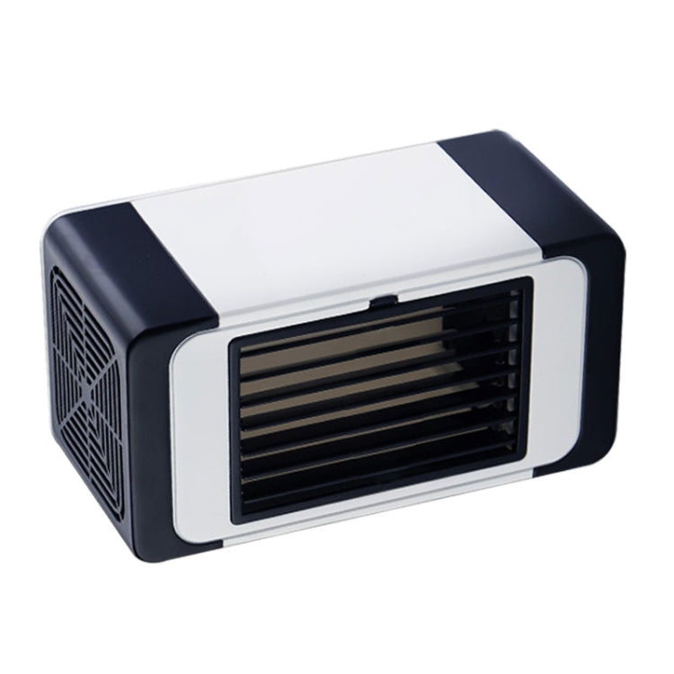 Office Household USB Mini Air Conditioning Fan Portable Desktop Air Cooler(Black)