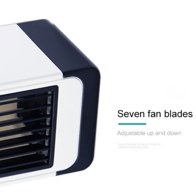 Office Household USB Mini Air Conditioning Fan Portable Desktop Air Cooler(Black)