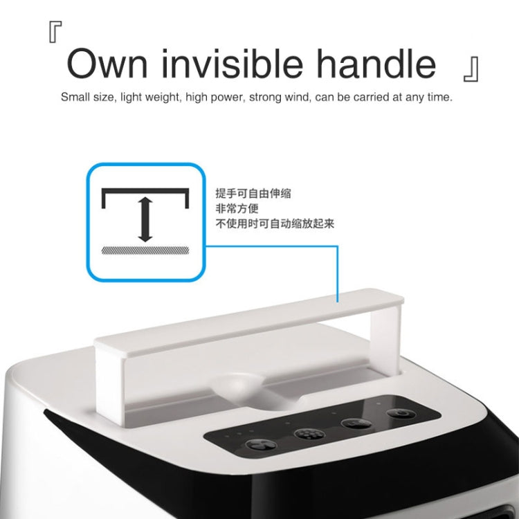 Mini Desktop Cooling Fan Humidifier Air Conditioning Fan Moisturizing Spray Fan with Remote Control (White)