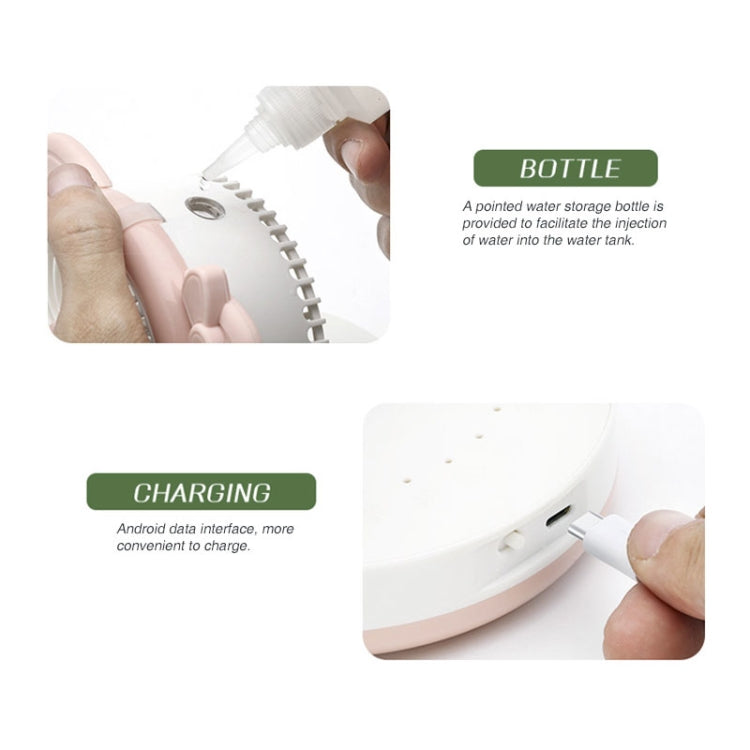 Cartoon Spray Fan cCreative Mini USB Desktop Humidifier (Grey)