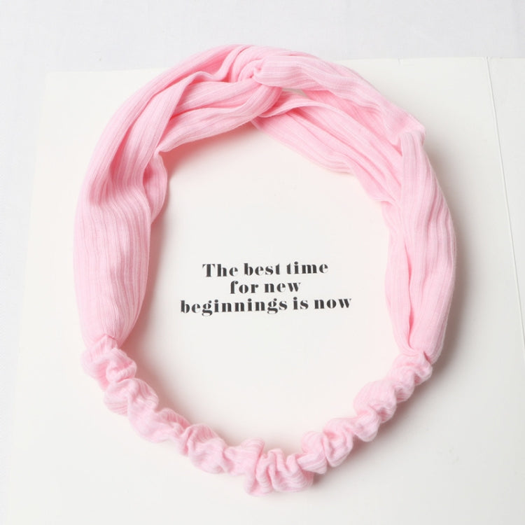 5 PCS Women Temperament Knitting Cross Shape Hair Band