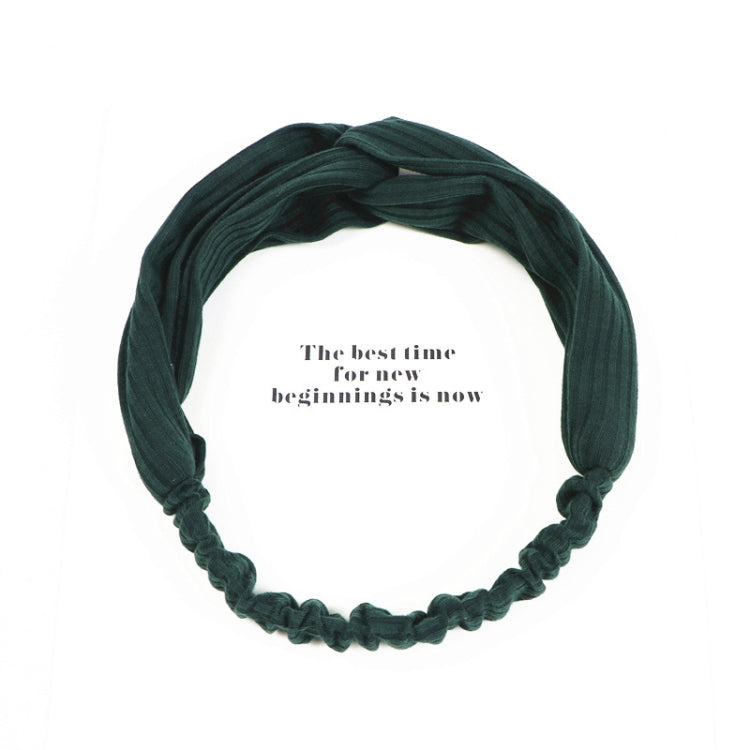 5 PCS Women Temperament Knitting Cross Shape Hair Band