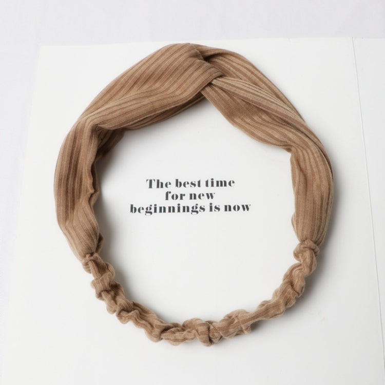 5 PCS Women Temperament Knitting Cross Shape Hair Band