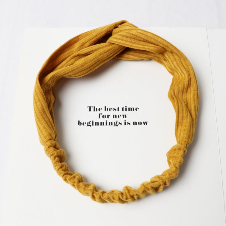 5 PCS Women Temperament Knitting Cross Shape Hair Band
