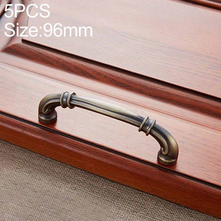 5 PCS 6569-96 Sub Cyan Peach Wood Drawer Cabinet Door Handle