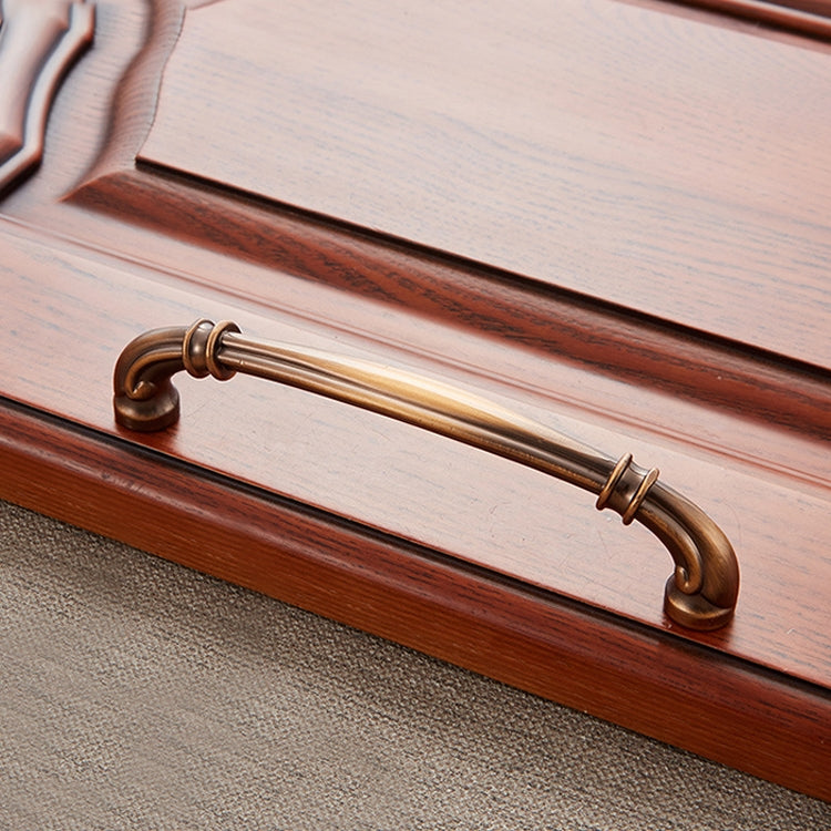 3 PCS 6569-128 Coffee Peach Wood Drawer Cabinet Door Handle