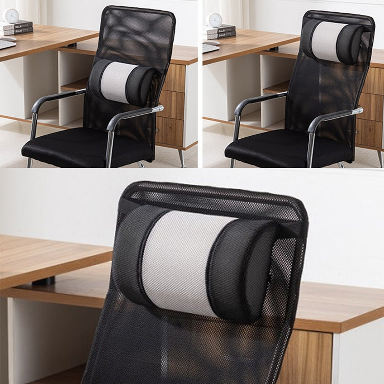 Simple Household Mesh Computer Chair Conference Chair Fixed Chair with Waist Cushion