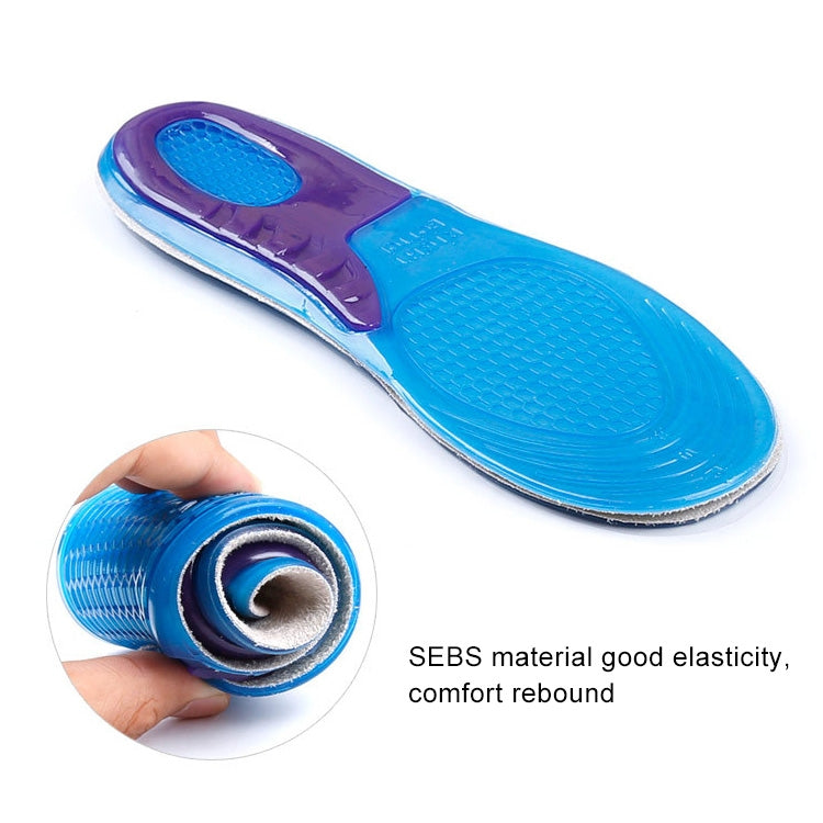 1 Pair Military Training Shock Resistance Sports Insoles Soft and Comfortable Stretch Thick Insoles, Size: M(38-42 Yards)
