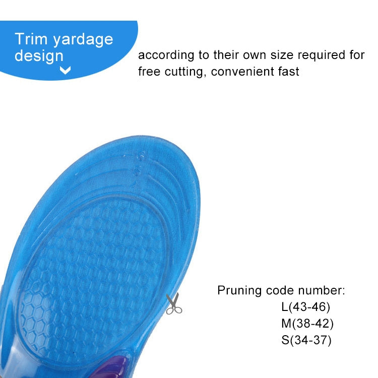 1 Pair Military Training Shock Resistance Sports Insoles Soft and Comfortable Stretch Thick Insoles, Size: M(38-42 Yards)