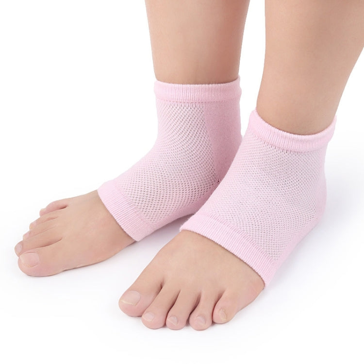 5 Pairs  Polyester-cotton Gel Anti-foot Heel Dry Cracking Moisturizing Socks Protection Sleeve ,Random Color Delivery