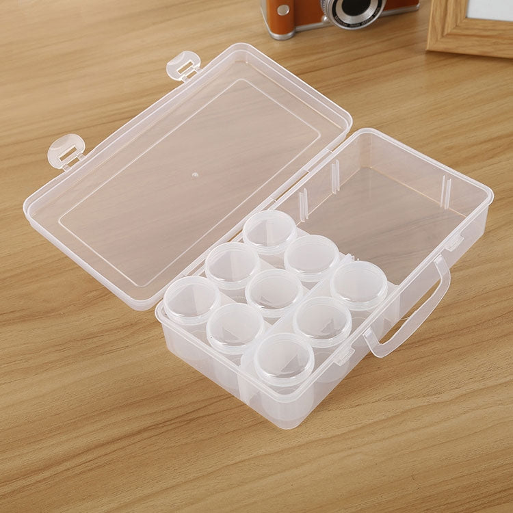 Plastic Multipurpose Portable Handled Organizer Storage Box Case with Bottle