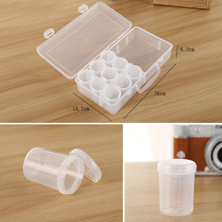 Plastic Multipurpose Portable Handled Organizer Storage Box Case with Bottle