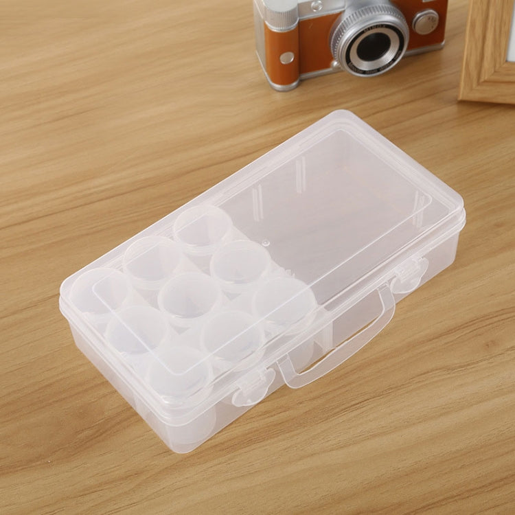 Plastic Multipurpose Portable Handled Organizer Storage Box Case with Bottle