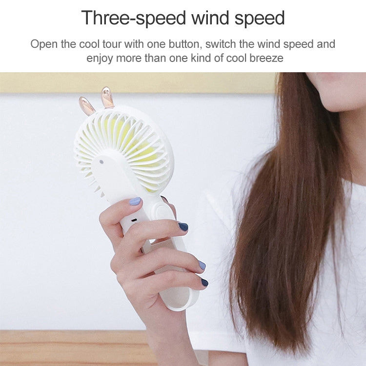 CYKE Portable Foldable Mini USB Charging Mute Electric Fan, with 3 Speed Control